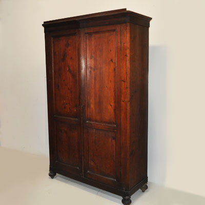 Antico Armadio Luigi Filippo in Larice Fine '800